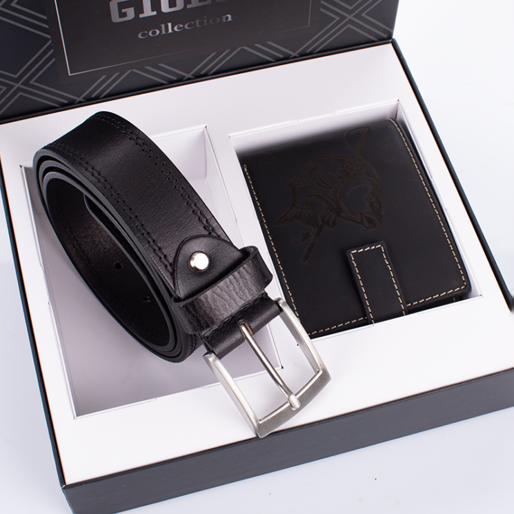 GIULIO horgász pénztárca és öv ajándékcsomag