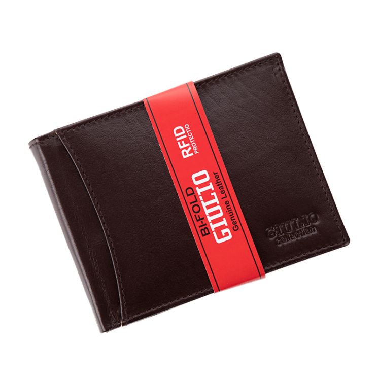 GIULIO valódi bőr férfi pénztárca  RFID rendszerrel ( 8 kártyatartó )