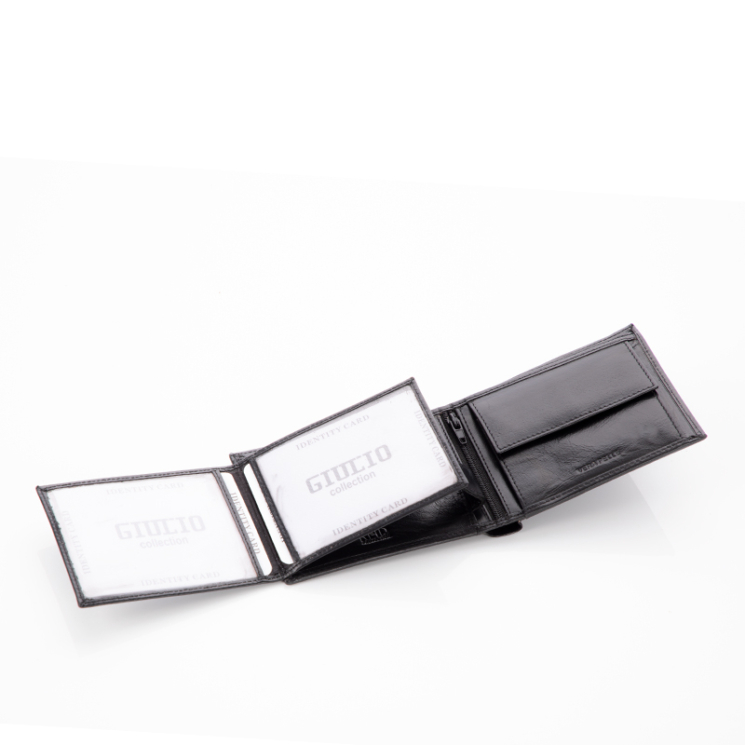 Bőr férfi pénztárca Motoros mintával RFID rendszerrel Díszdobozban ( 8 kártyatartó )