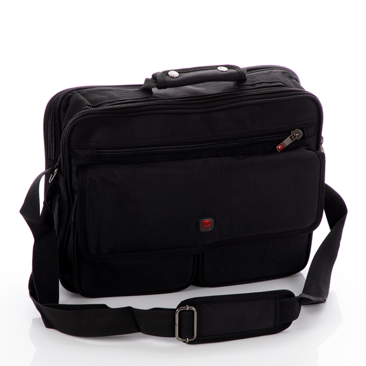 Extraerős Fekete férfi válltáska kézitáska