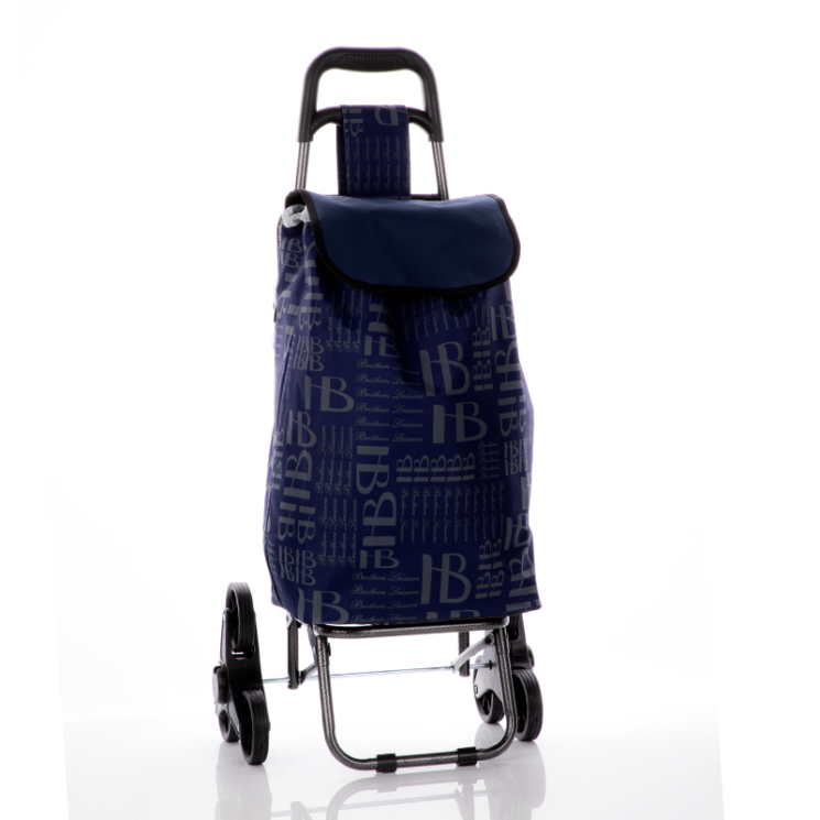 Gurulós lépcsőjáró bevásárlókocsi kihajtható ülőkével