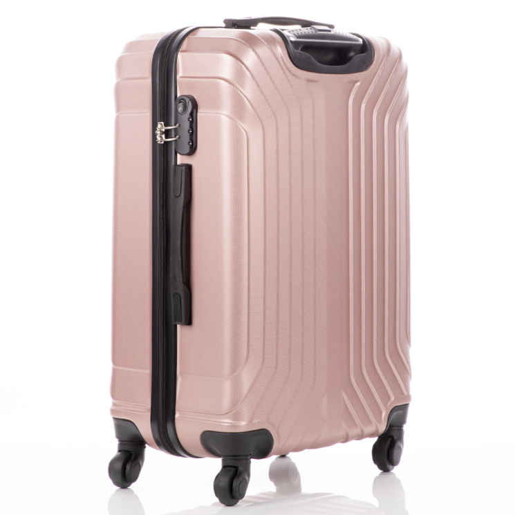 LEONARDO DA VINCI 507 3 db-os bőrönd szett Rosegold színben