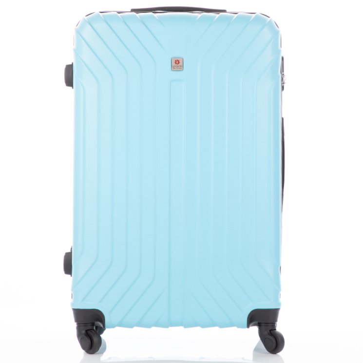 LEONARDO DA VINCI 507 Bőrönd nagy méret Világoskék színben