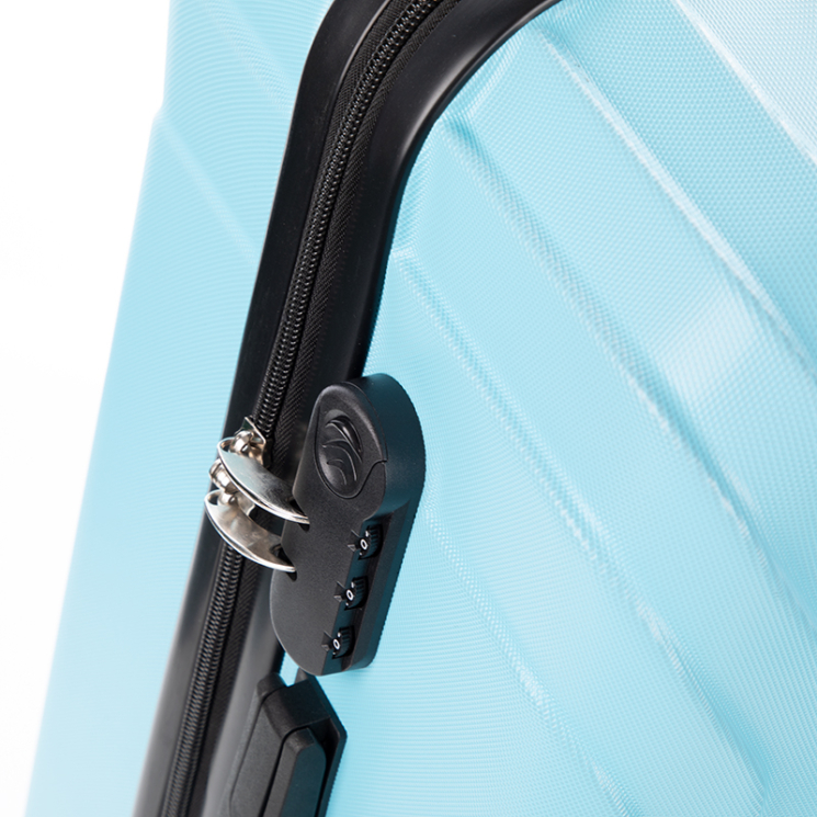 LEONARDO DA VINCI 507 Bőrönd nagy méret Világoskék színben