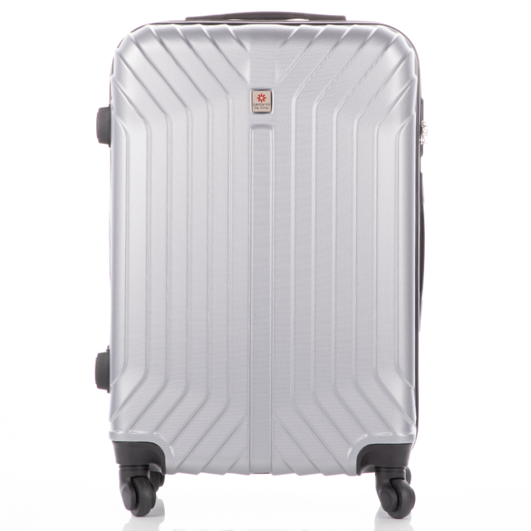  LEONARDO DA VINCI 507 Bőrönd közép méret Ezüst színben