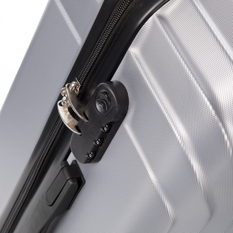  LEONARDO DA VINCI 507 Bőrönd közép méret Ezüst színben