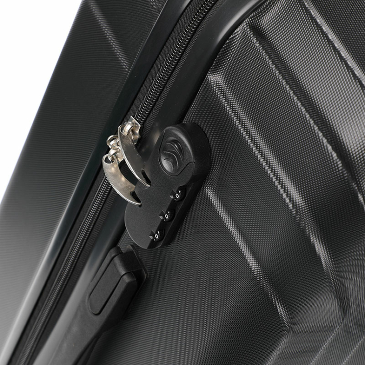 LEONARDO DA VINCI 507 3 db-os bőrönd szett Fekete színben