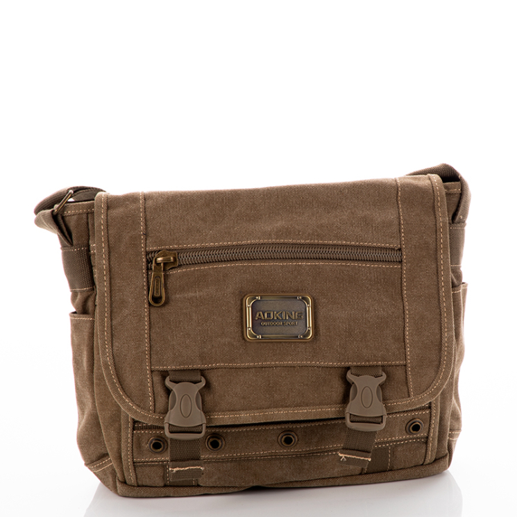 Aoking férfi oldaltáska T9672 Camel