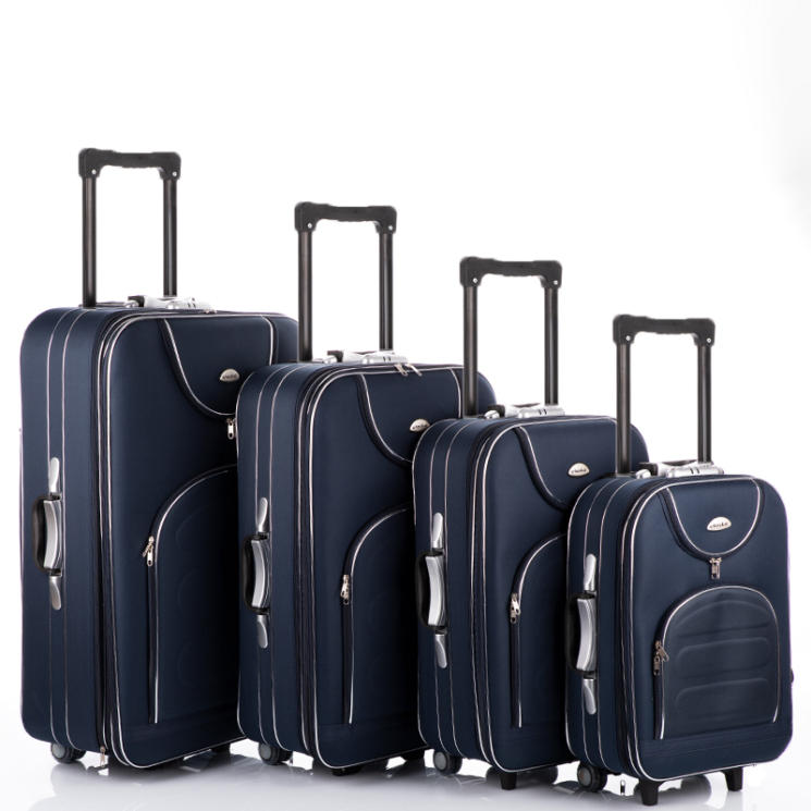 Bőrönd szett 4 részes sötétkék színben