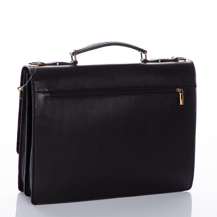 Tolltartós valódi bőr aktatáska 2 részes