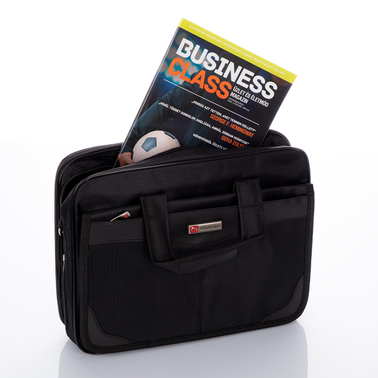 Fekete üzleti táska laptoptartóval 3181