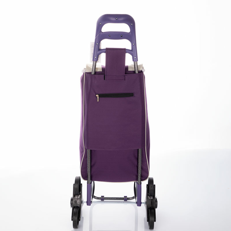 Euroline gurulós lépcsőjáró bevásárlókocsi Lila színben