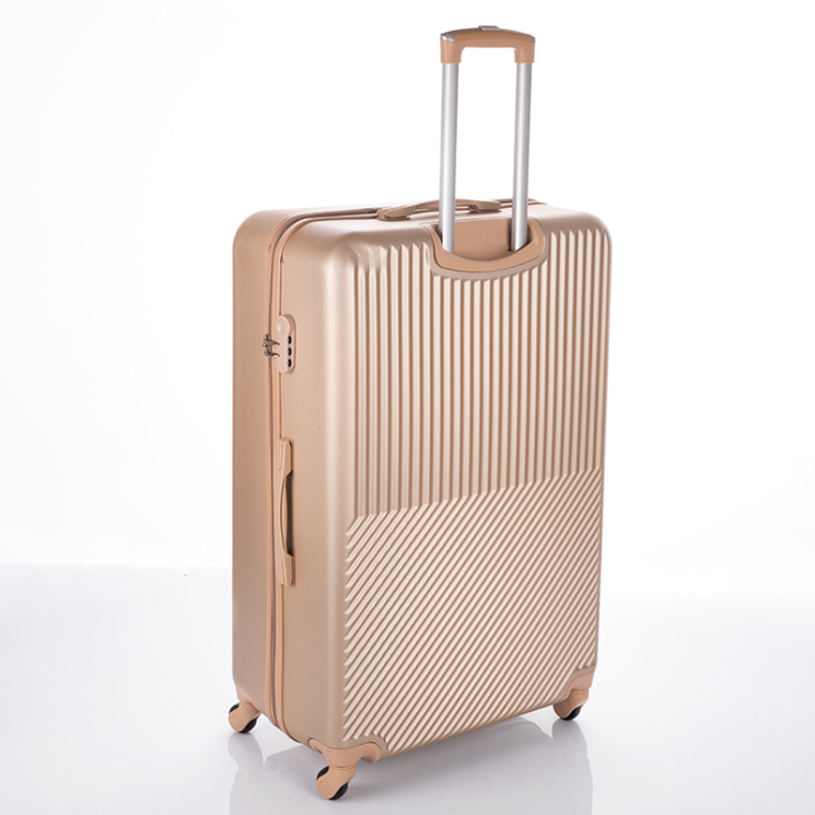 LEONARDO DA VINCI Óriás bőrönd XXXL méret coffee színben