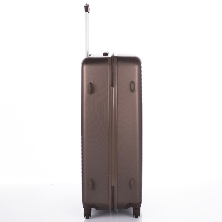 LEONARDO DA VINCI Óriás bőrönd XXXL méret coffee színben