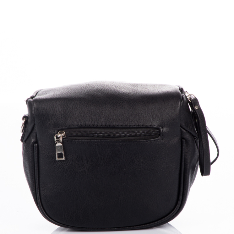 Keresztpántos női oldaltáska 7620 Black