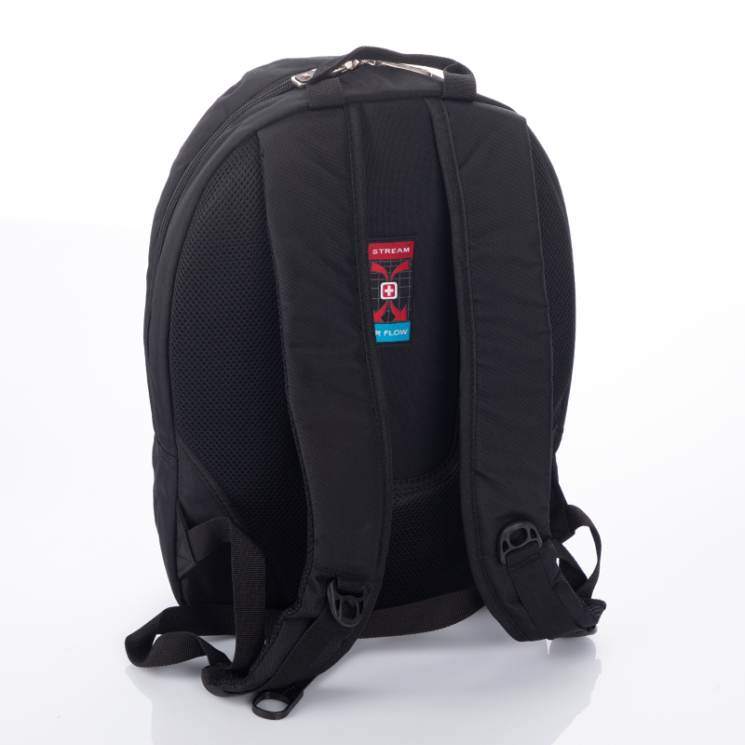 Swisswin laptoptartós hátizsák iskolatáska AIR FLOW szellőző rendszerrel