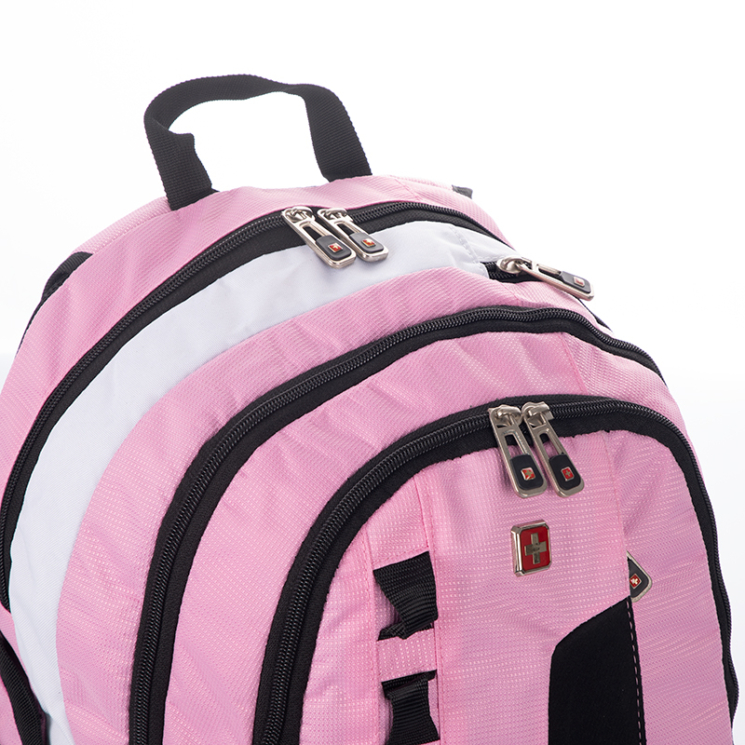 Swisswin nagy méretű hátizsák Rózsaszín laptoptartós sw8302 pink