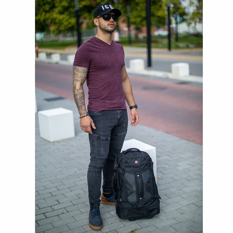 Swisswin kabin méretű gurulós utazótáska H565A