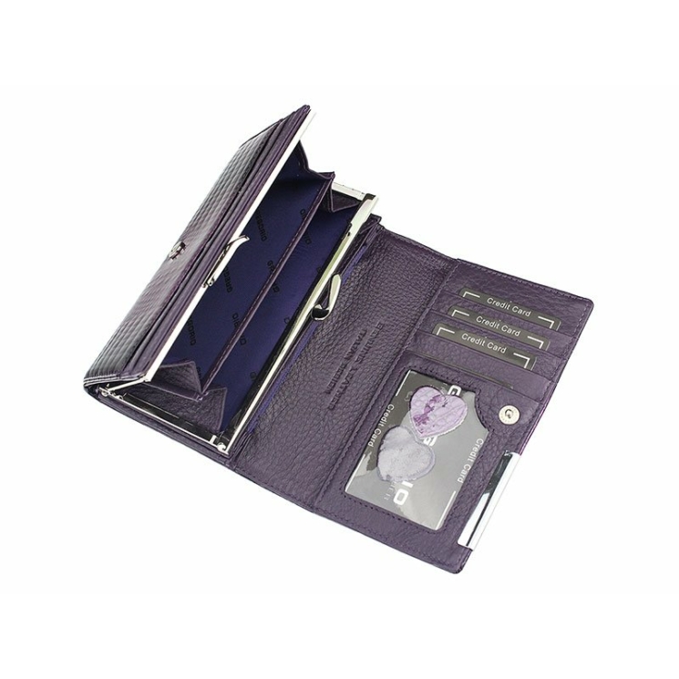 Valódi bőr női pénztárca díszdobozban