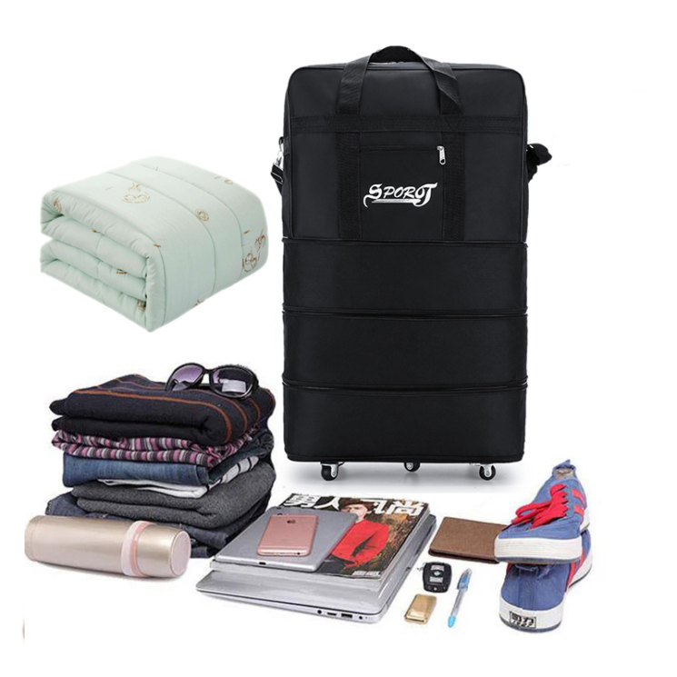 Gurulós utazótáska bővíthető XXXL óriás méret