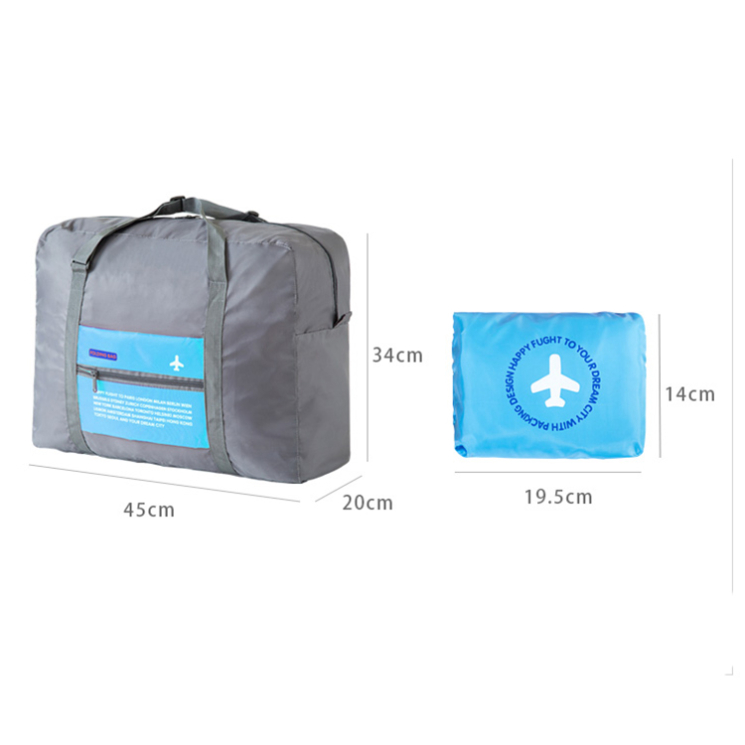 Összehajtható utazótáska fedélzeti méret zöld színben