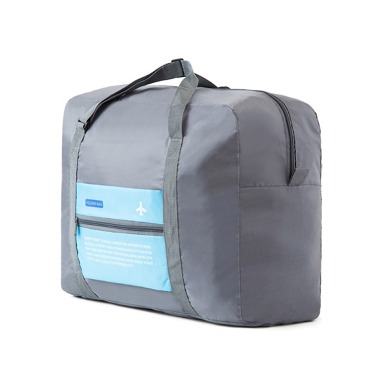 Összehajtható utazótáska fedélzeti méret zöld színben