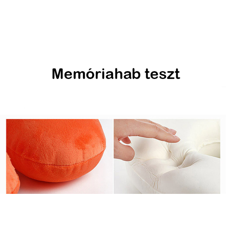Prémium minőségű memóriahabos nyakpárna levendula színben