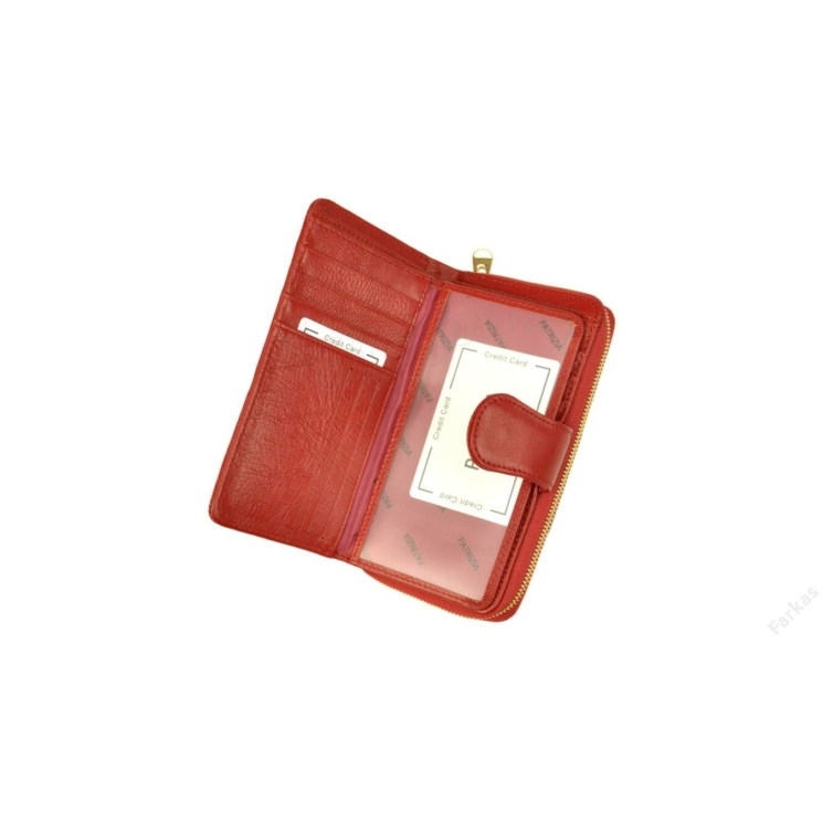 Patrizia Álló Bőrpénztárca IT116 Piros