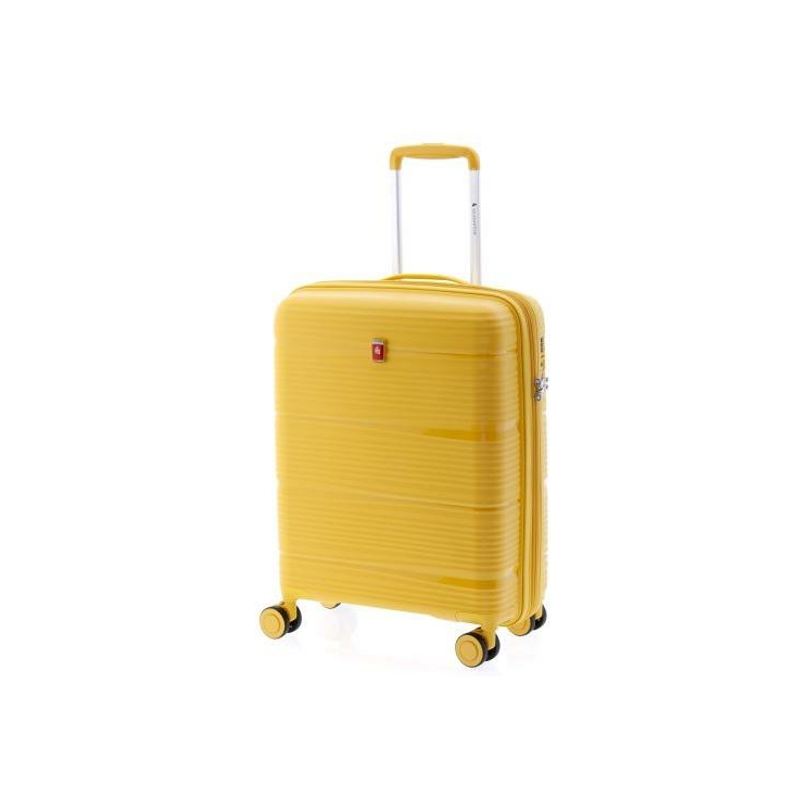 Gladiator Spinner Bővíthető kabinbőrönd 55 cm M-0810 Sárga