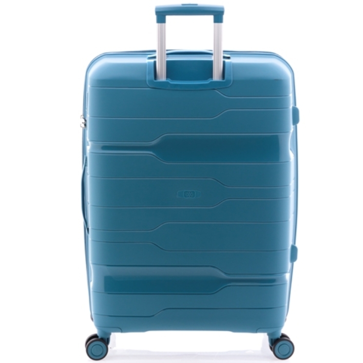 Gladiator Spinner bőrönd M-3812 Szürke  ajándék bőröndhuzattal