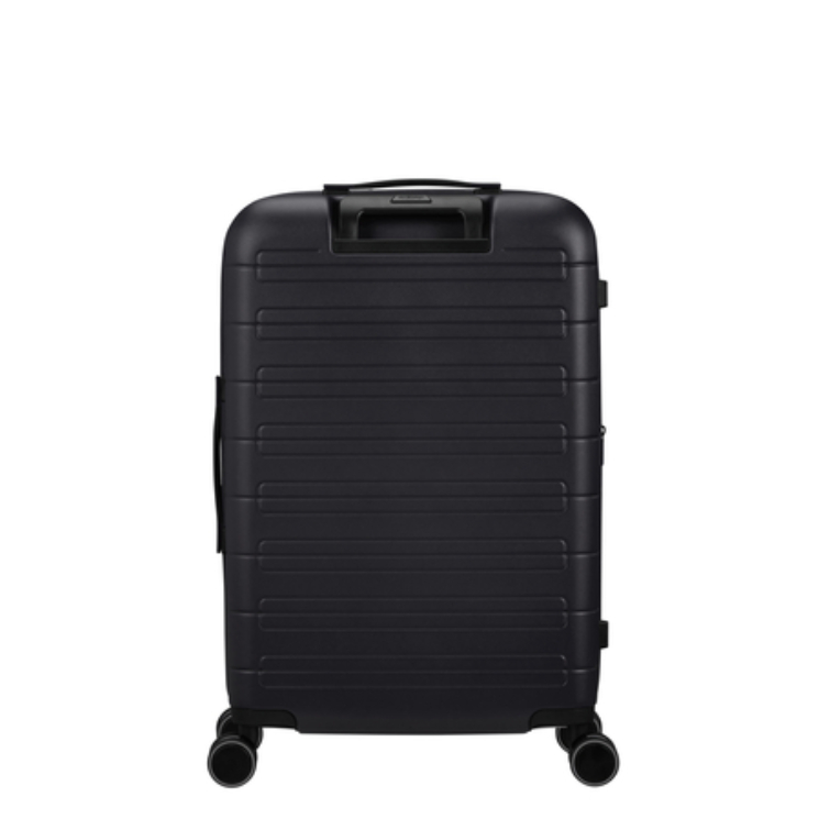 American Tourister Novastream bővíthető Spinner bőrönd 67 fekete