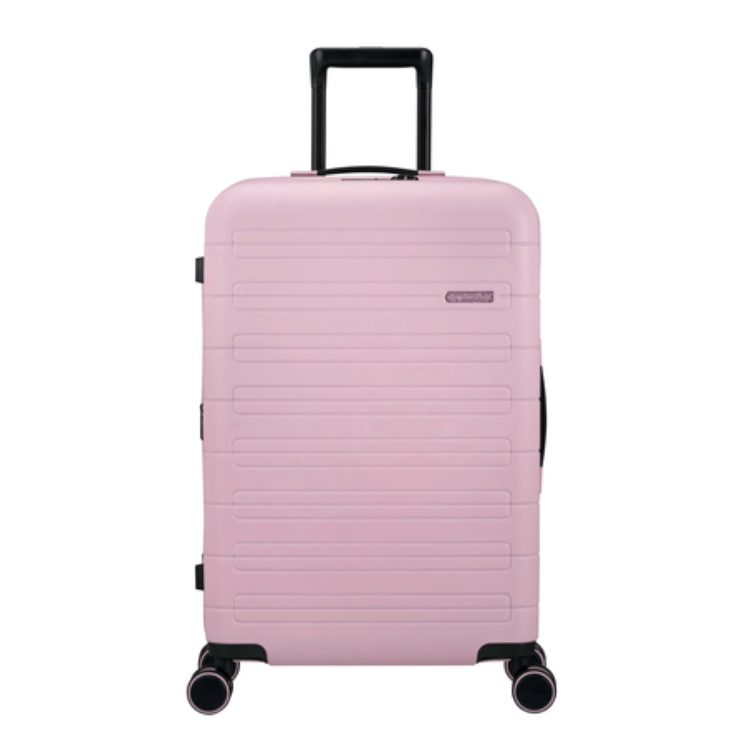 American Tourister Novastream bővíthető Spinner bőrönd 67 rózsaszín