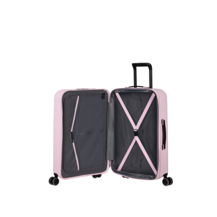 American Tourister Novastream bővíthető Spinner bőrönd 67 rózsaszín