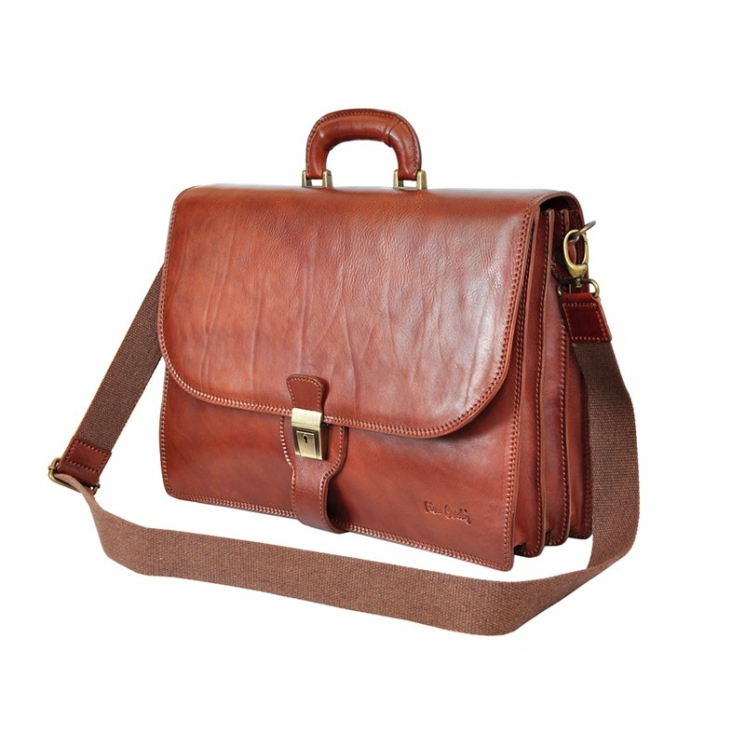 Pierre Cardin valódi bőr aktatáska