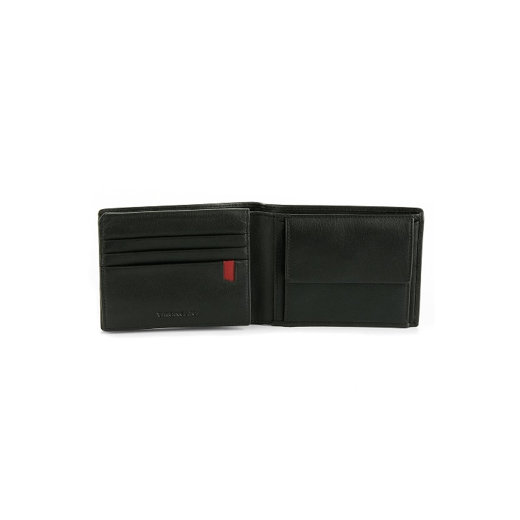 Roncato bőr pénztárca fekete színben R-2903 Black