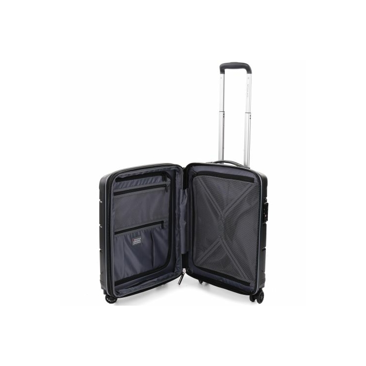 Roncato FLIGHT DLX Spinner kabinbőrönd R-3463 Piros ajándék bőröndhuzattal