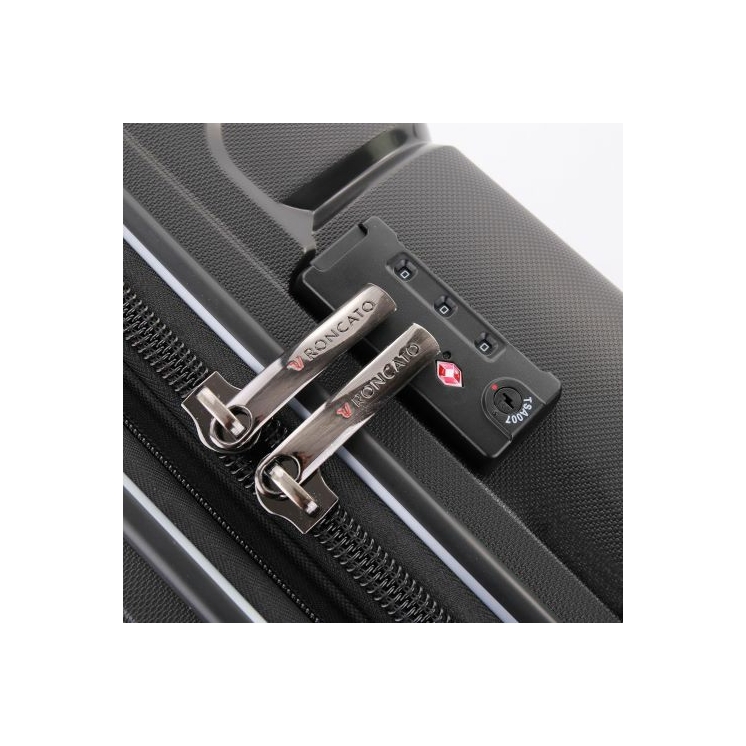 Roncato FLIGHT DLX Spinner kabinbőrönd R-3463 Piros ajándék bőröndhuzattal