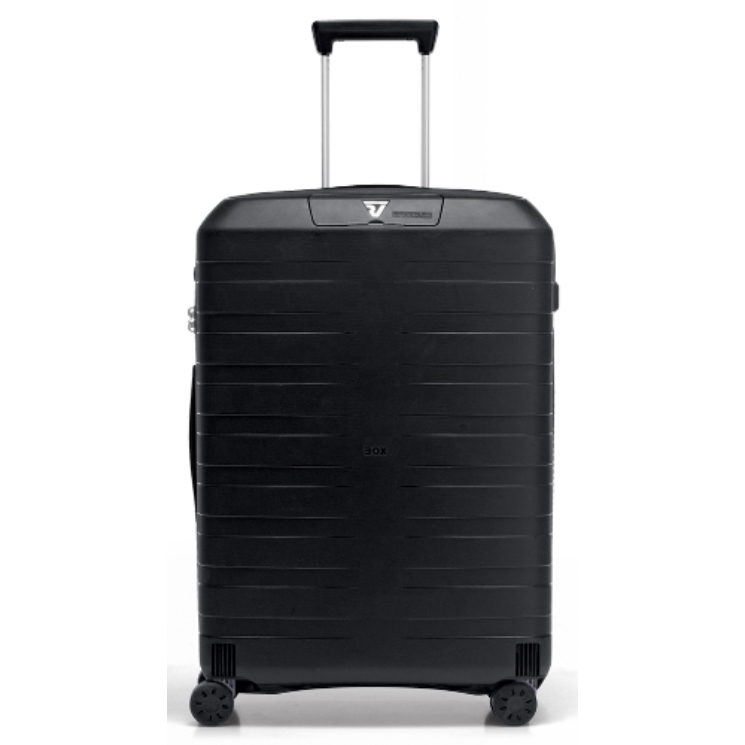 Roncato BOX 2.0 Spinner bőrönd M Fekete R-5542