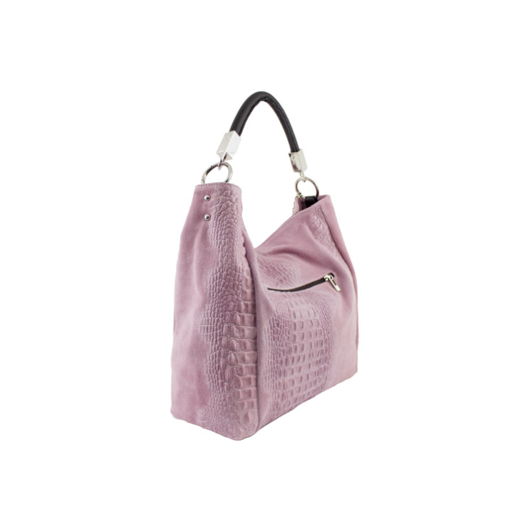 Olasz Valódi bőr női válltáska piros színben