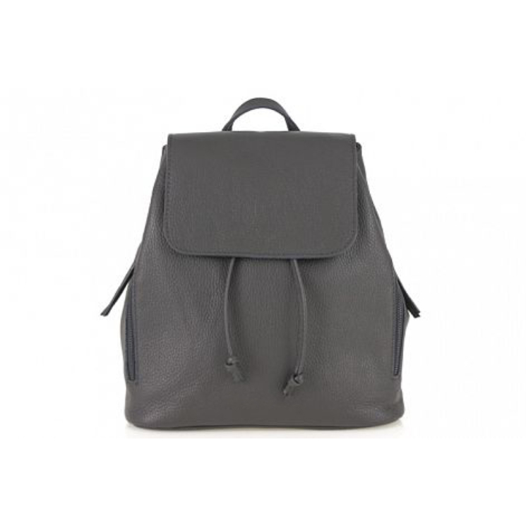 Valódi bőr női hátitáska sötétszürke színben S7068 DarkGrey