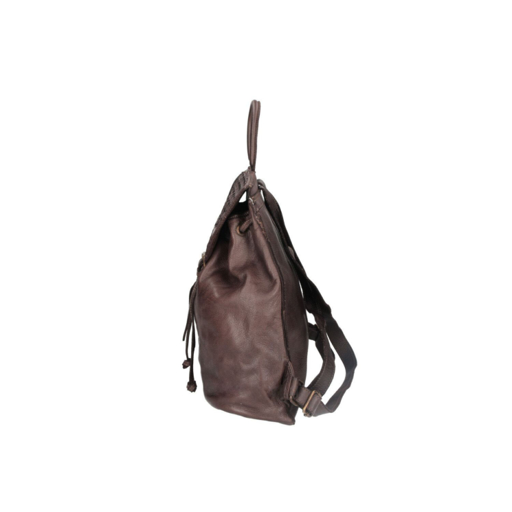 Valódi bőr női Hátizsák Fekete