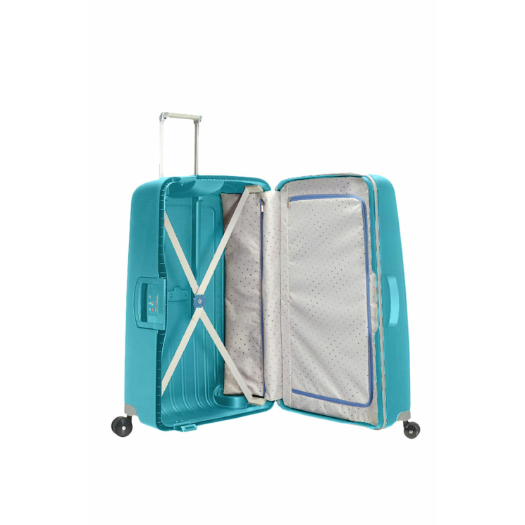 Samsonite S-Cure Spinner bőrönd 75 cm-es  ajándék bőröndhuzattal
