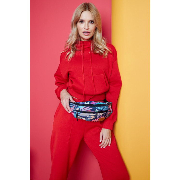 Tágas női Övtáska Divatos mintában