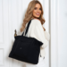 Nagyméretű Női Válltáska fekete színben