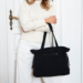 Nagyméretű Női Válltáska fekete színben
