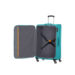 American Tourister Heat Wave Spinner bőrönd 80 cm Aqua Blue színben
