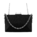 Láncos női alkalmi táska Fekete színben