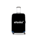etaska Bőröndhuzat kabin méret fekete színben