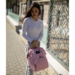 RYANAIR WIZZAIR KÉZIPOGGYÁSZ MÉRETŰ  HÁTIZSÁK 39 x 25 x 16 cm Pink színben