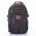 Outdoor ultraerős vászon hátizsák fekete színben